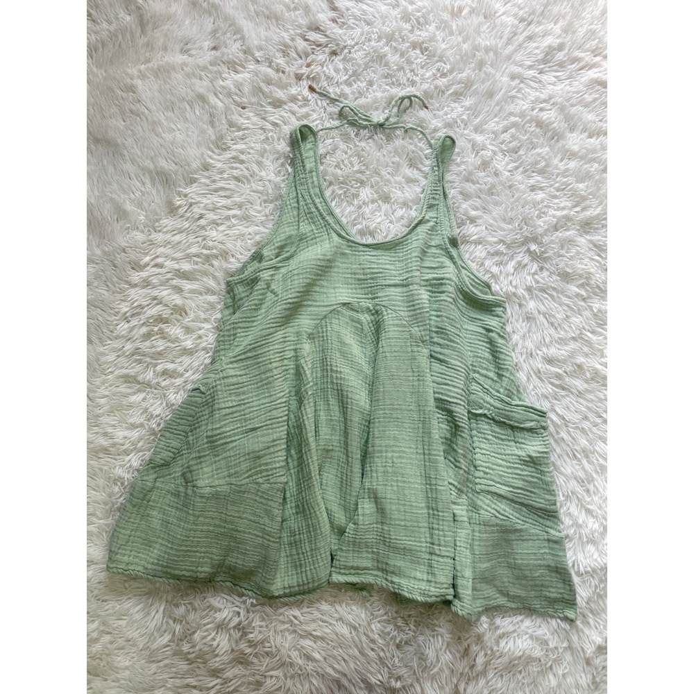 Free People Gauze 100% Cotton Peasant Tank Top - Picture 4 of 9